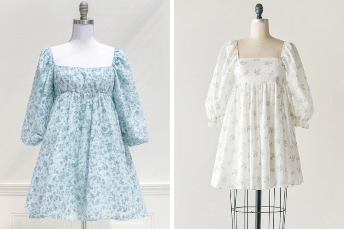 Babydoll với họa tiết và màu sắc