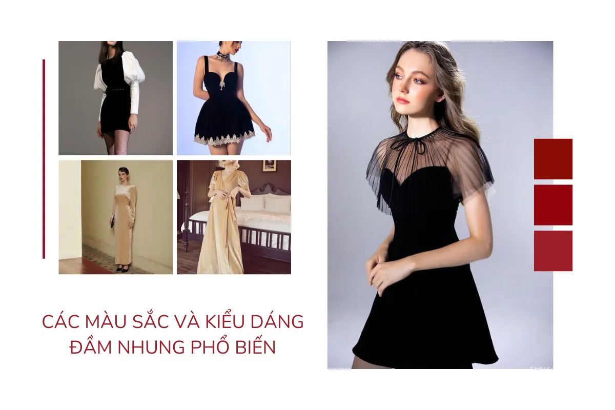 Các màu sắc và kiểu dáng phổ biến