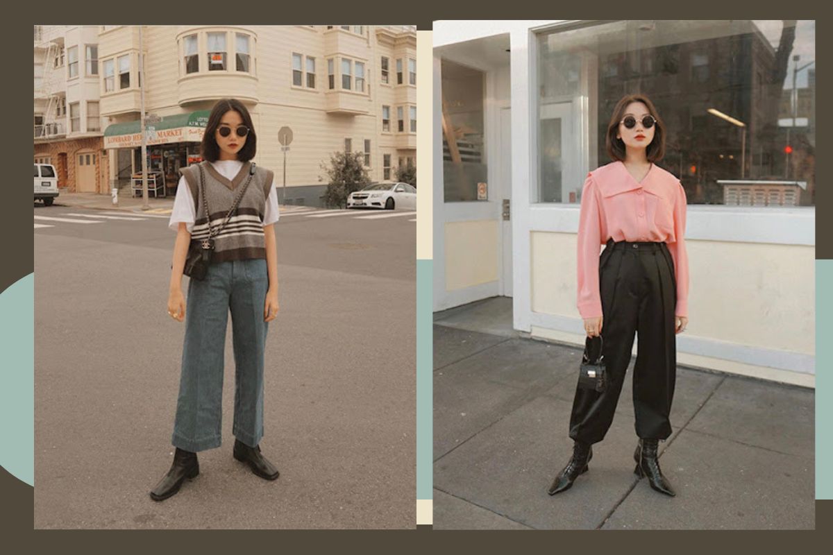 set đồ vintage thu hút
